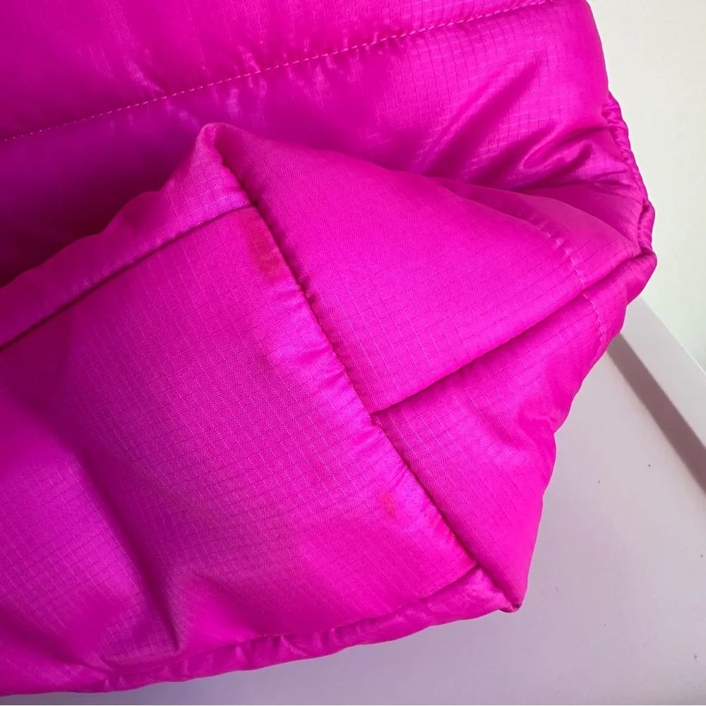 UGG Krystal Puffer Tote Bag Channel Quilted Pink Rock Rose - Picture 16 of 17